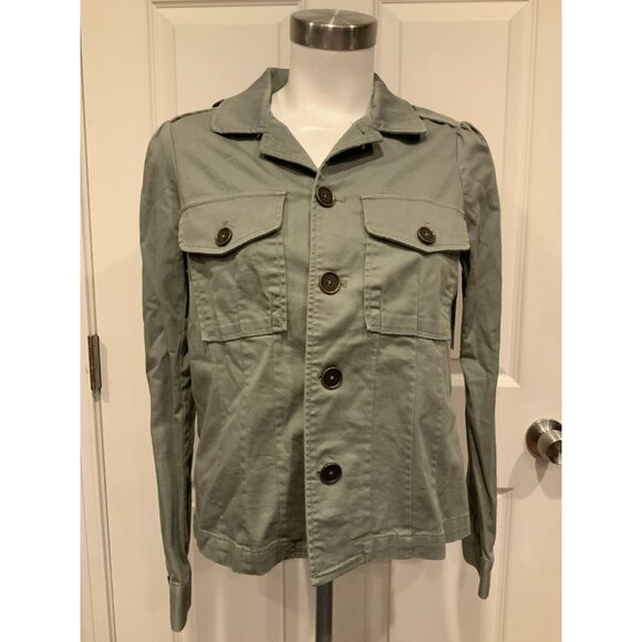 Marc by Marc Jacobs Light Gray / Green Jacket W/ Breast Pockets, Size XS - Picture 1 of 9